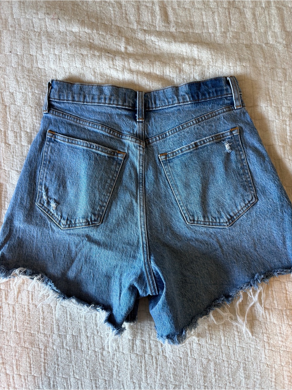 Abercrombie & Fitch High Rise denim “Dad Short” - Picture 3 of 5